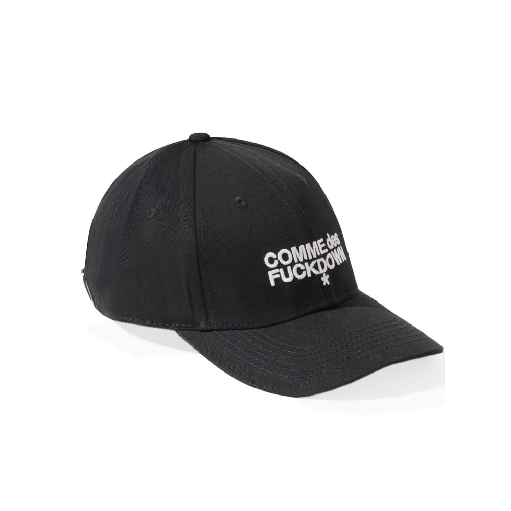 Comme Des Fuckdown Black Cotton Hat - ACCEXO