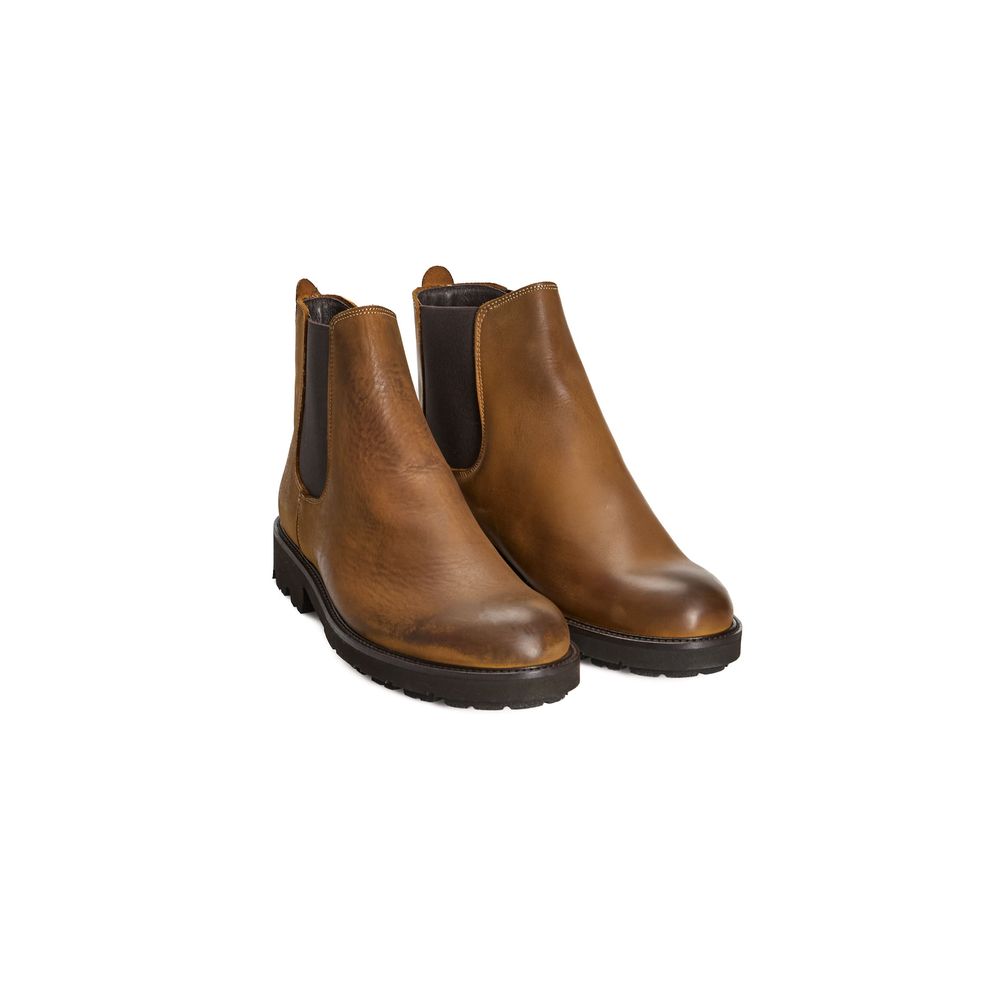Roberto Pepe Luxury Brown Calfskin Boot - ACCEXO