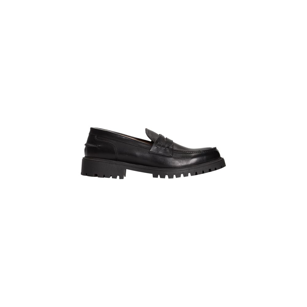 Roberto Pepe Luxury Black Calfskin Loafer - ACCEXO