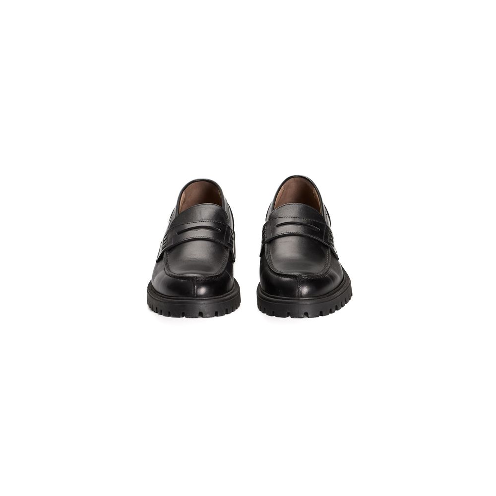 Roberto Pepe Luxury Black Calfskin Loafer - ACCEXO