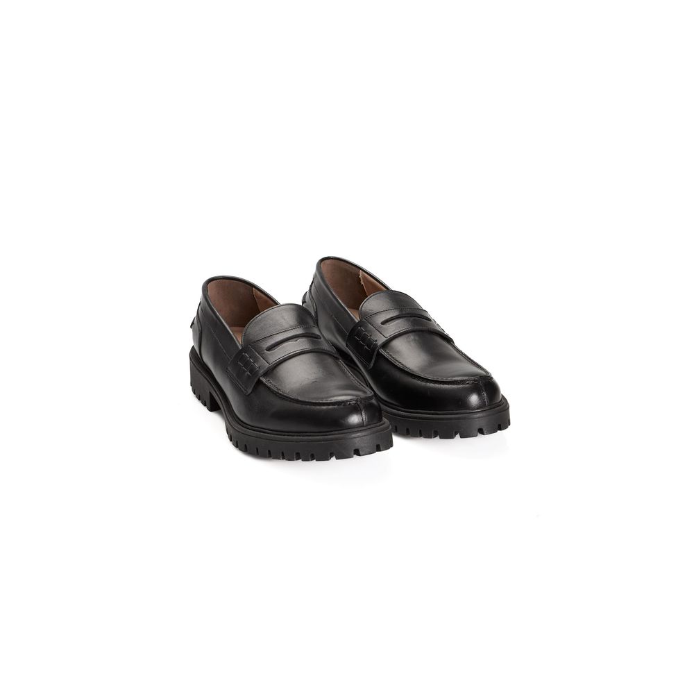 Roberto Pepe Luxury Black Calfskin Loafer - ACCEXO