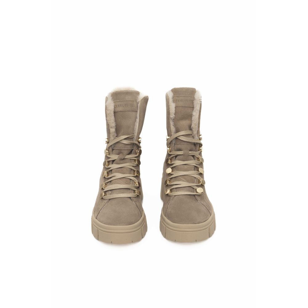 Cerruti 1881 Beige Cowhide Boot - ACCEXO