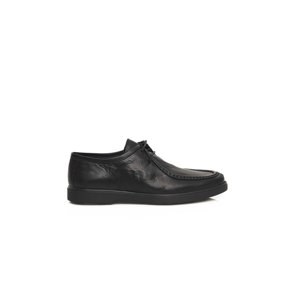 Cerruti 1881 Black Cowhide Shoe - ACCEXO
