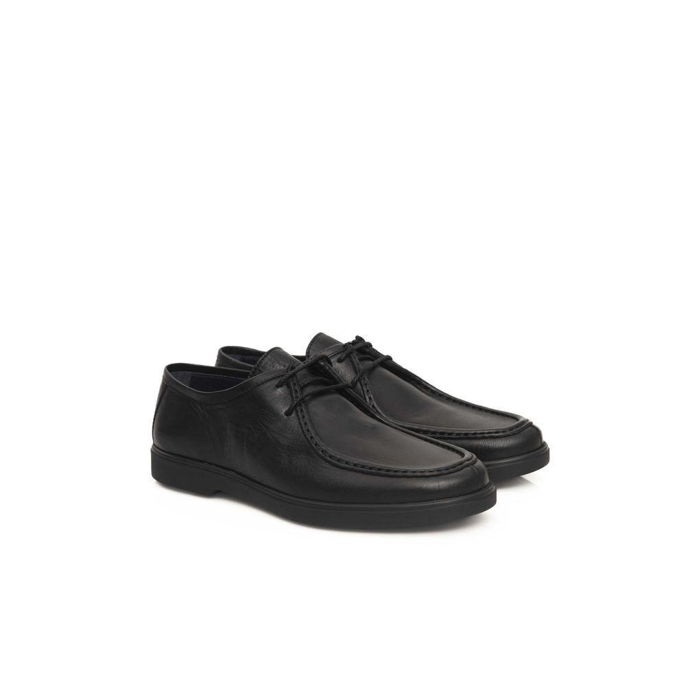 Cerruti 1881 Black Cowhide Shoe - ACCEXO