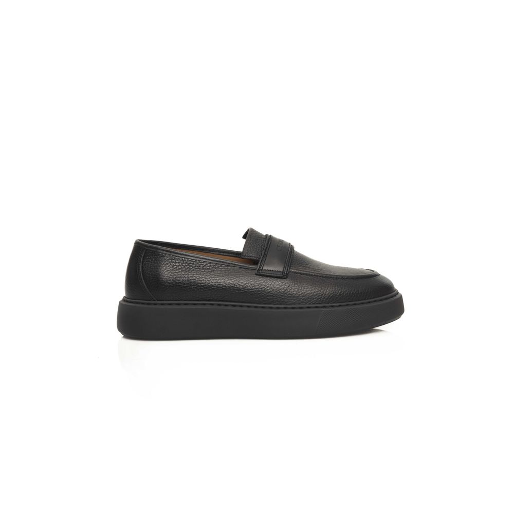 Cerruti 1881 Black Cowhide Loafer - ACCEXO
