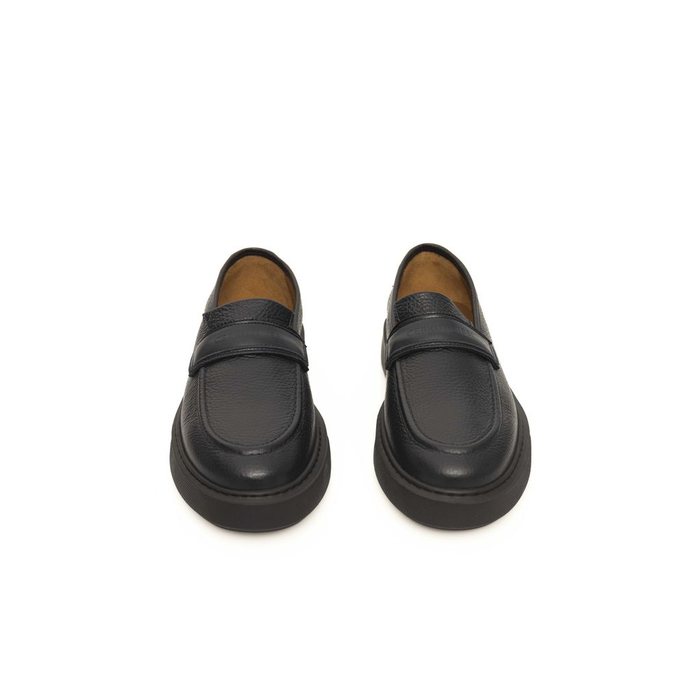 Cerruti 1881 Blue Cowhide Loafer - ACCEXO