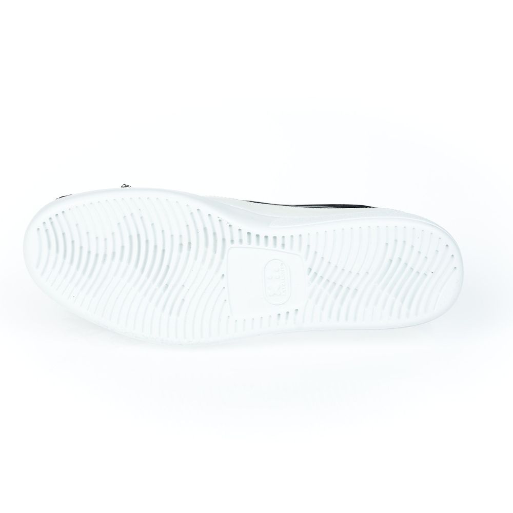 Mr&Mrs Italy Black And White Bovine Leather Shoe - ACCEXO