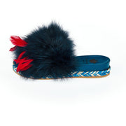 Mr&Mrs Italy Blue Textile Shoe - ACCEXO