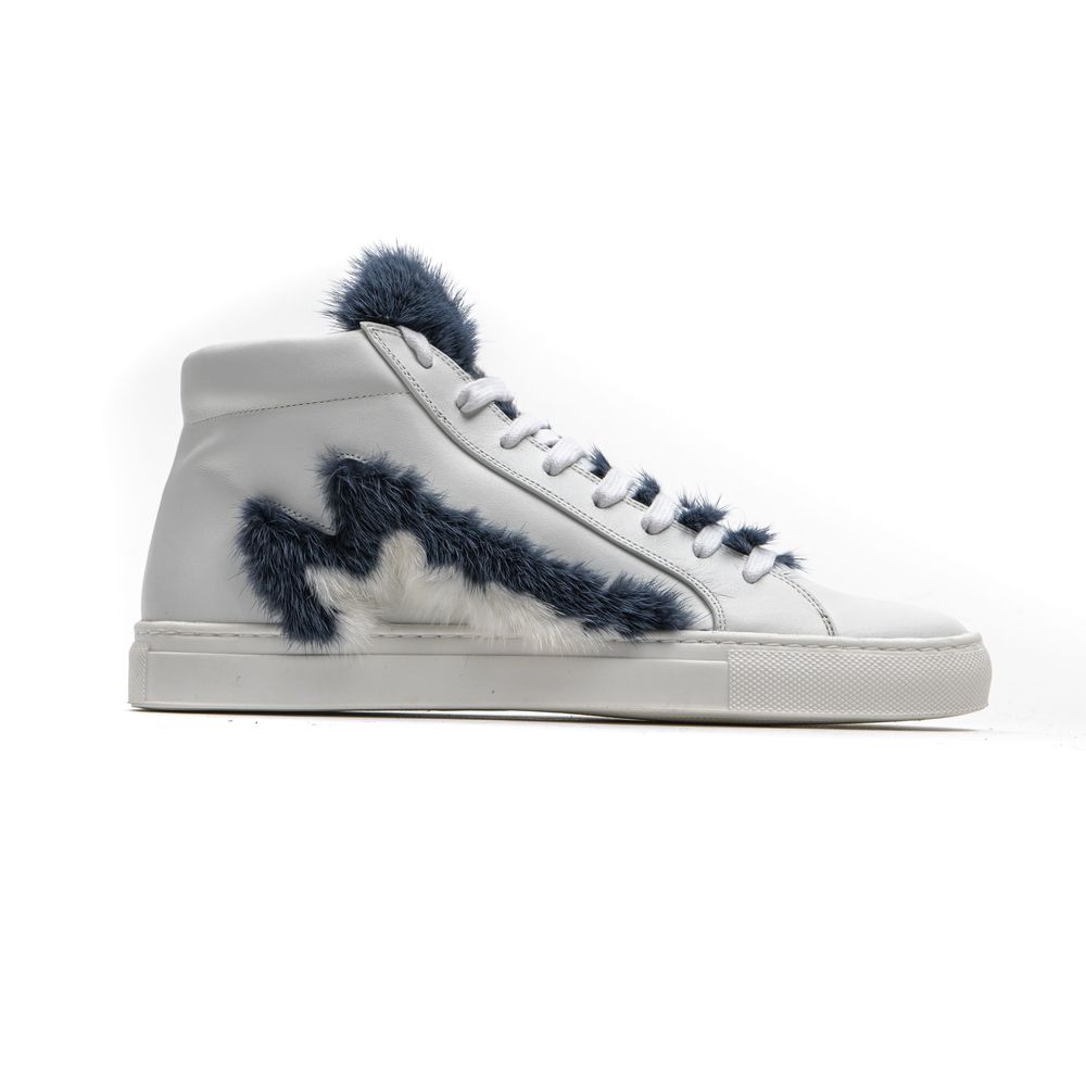 Mr&Mrs Italy White Leather Sneaker - ACCEXO