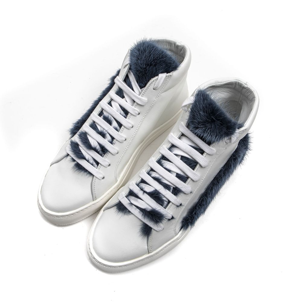 Mr&Mrs Italy White Leather Sneaker - ACCEXO