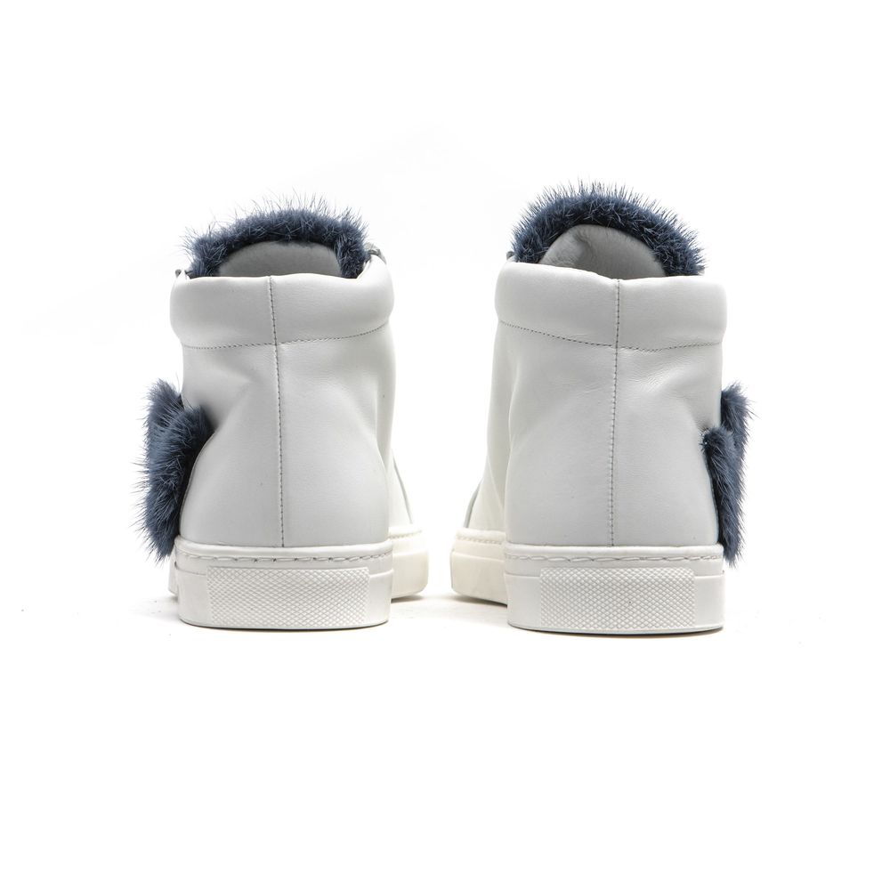 Mr&Mrs Italy White Leather Sneaker - ACCEXO