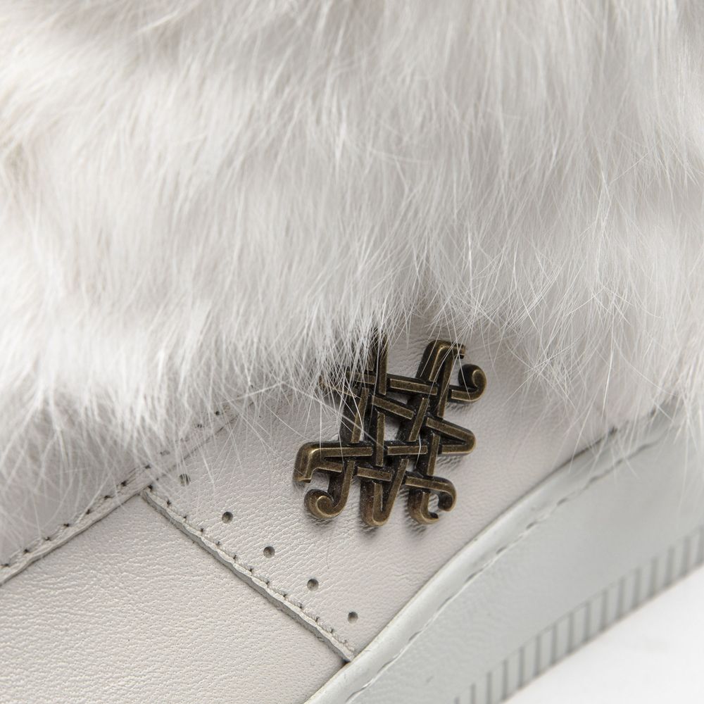 Mr&Mrs Italy White Cotton Sneaker - ACCEXO