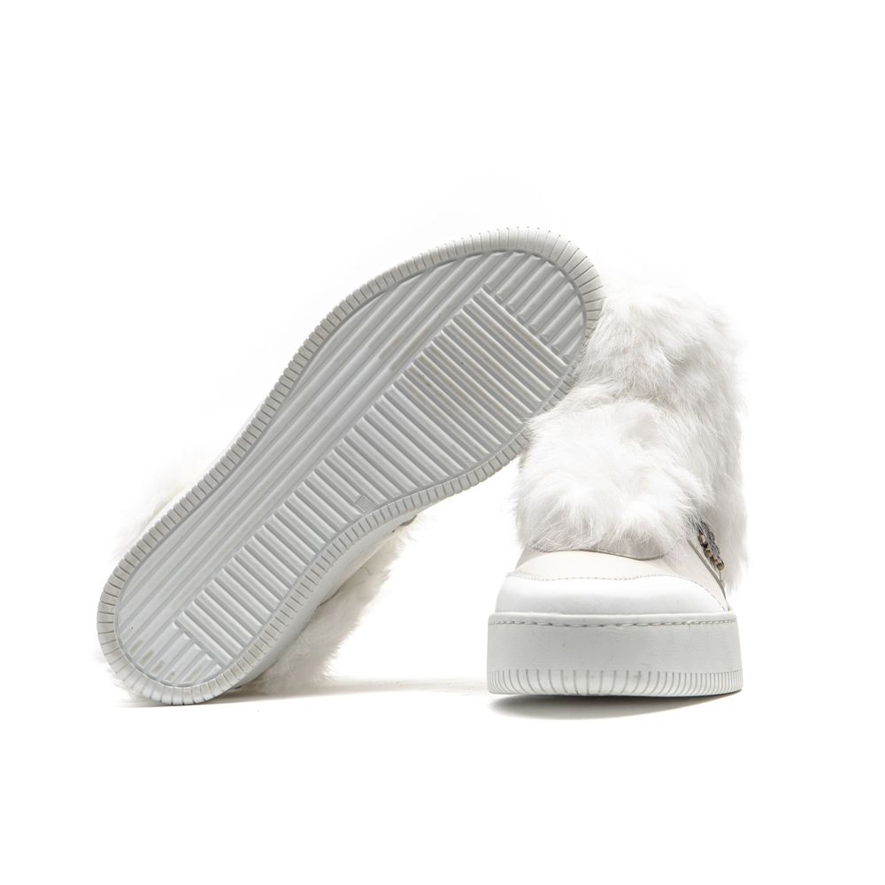 Mr&Mrs Italy White Cotton Sneaker - ACCEXO