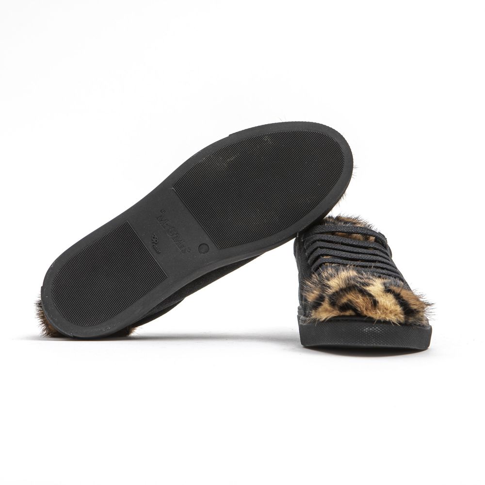 Mr&Mrs Italy Black Leather Sneaker - ACCEXO