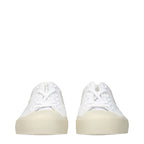Veja White Fabric Low Top Sneakers