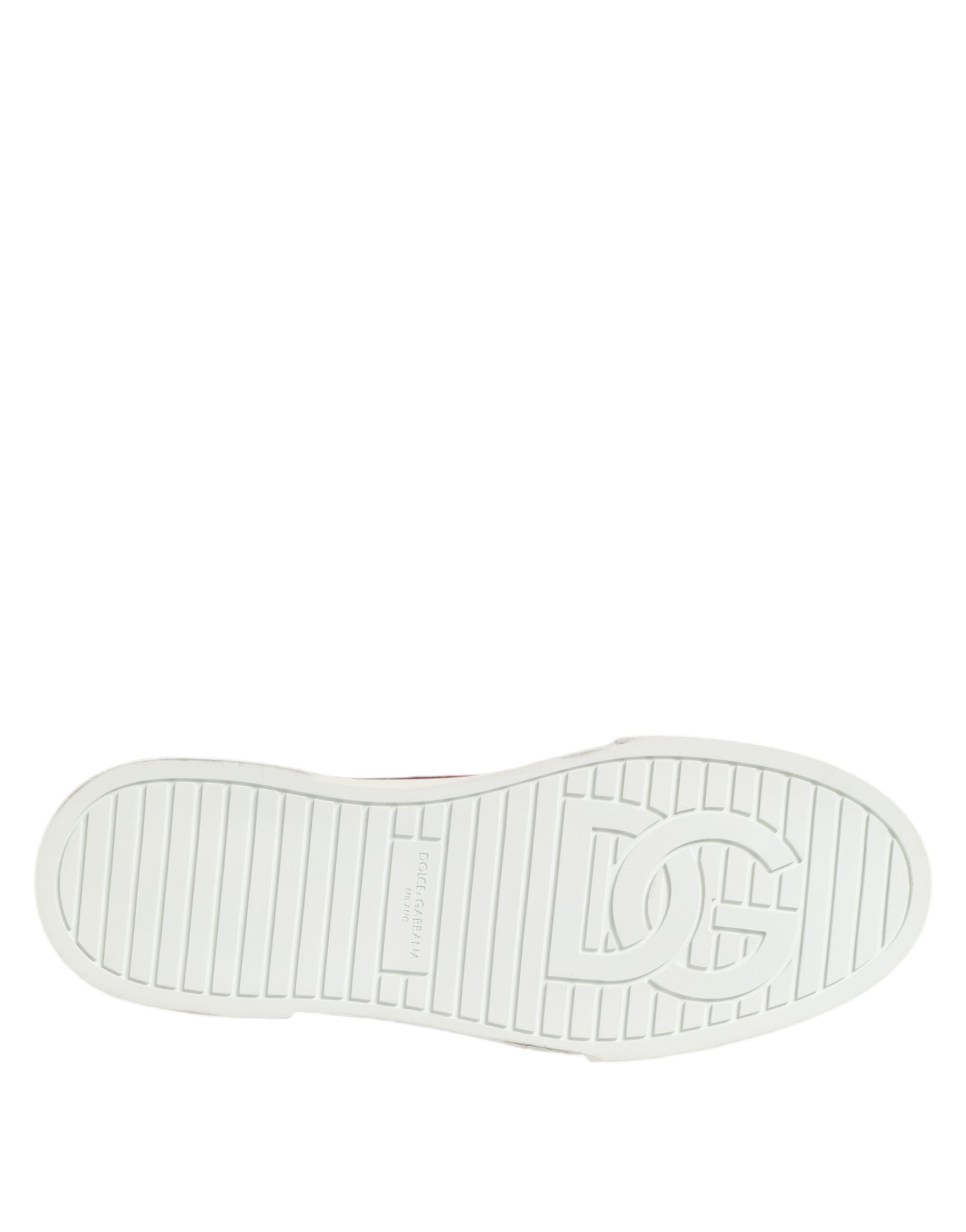 Dolce & Gabbana Multicolor Cotton High Top Men Sneakers Shoes - ACCEXO