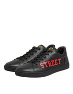 Dolce & Gabbana Black Street Life Low Top Men Sneakers Shoes - ACCEXO
