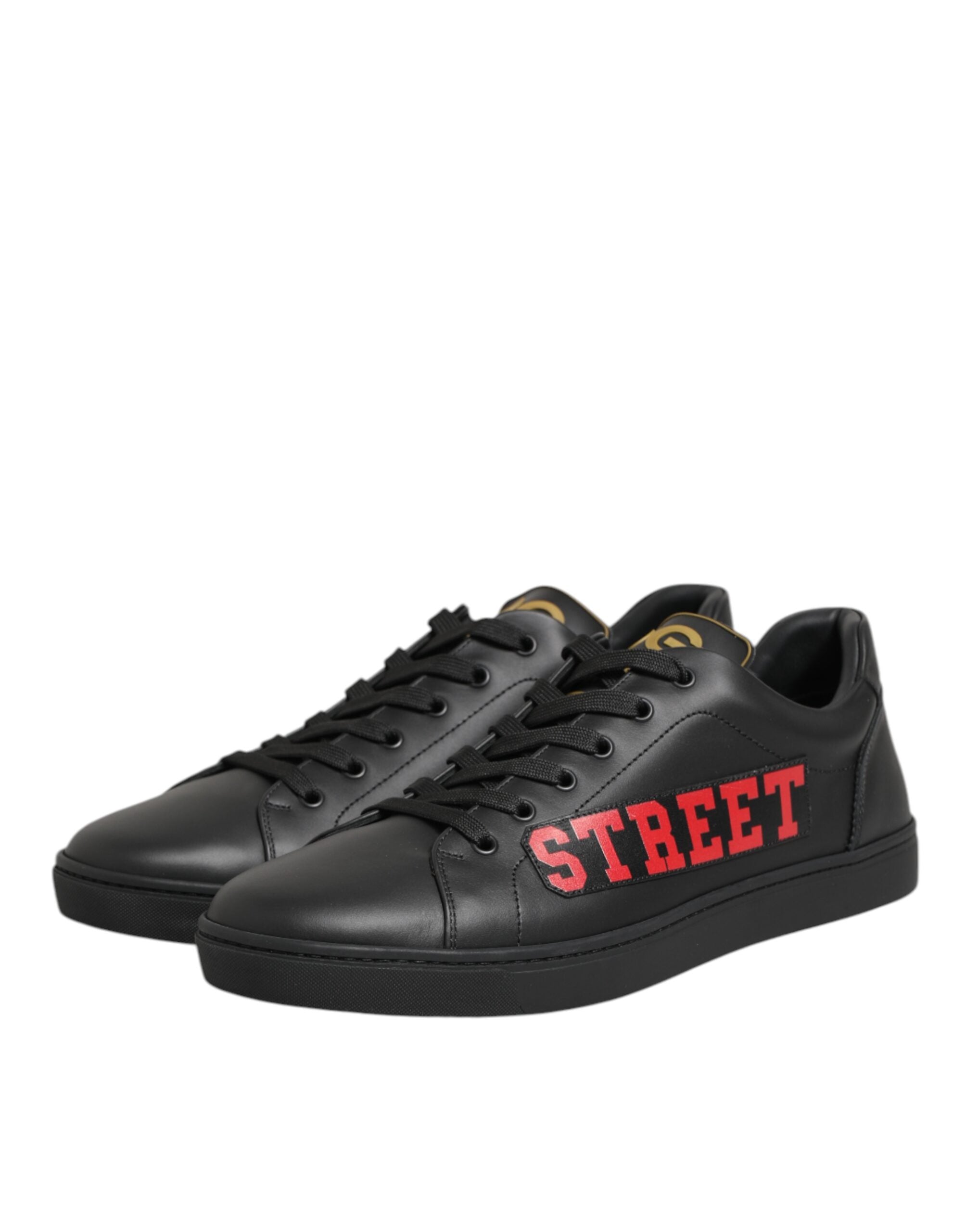 Dolce & Gabbana Black Street Life Low Top Men Sneakers Shoes - ACCEXO