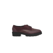 Cerruti 1881 Burgundy Cowhide Women Loafer - ACCEXO