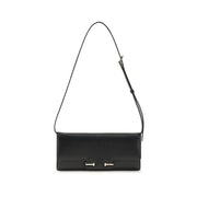 Tom Ford Black Calf Leather Bos Taurus Shoulder Bag