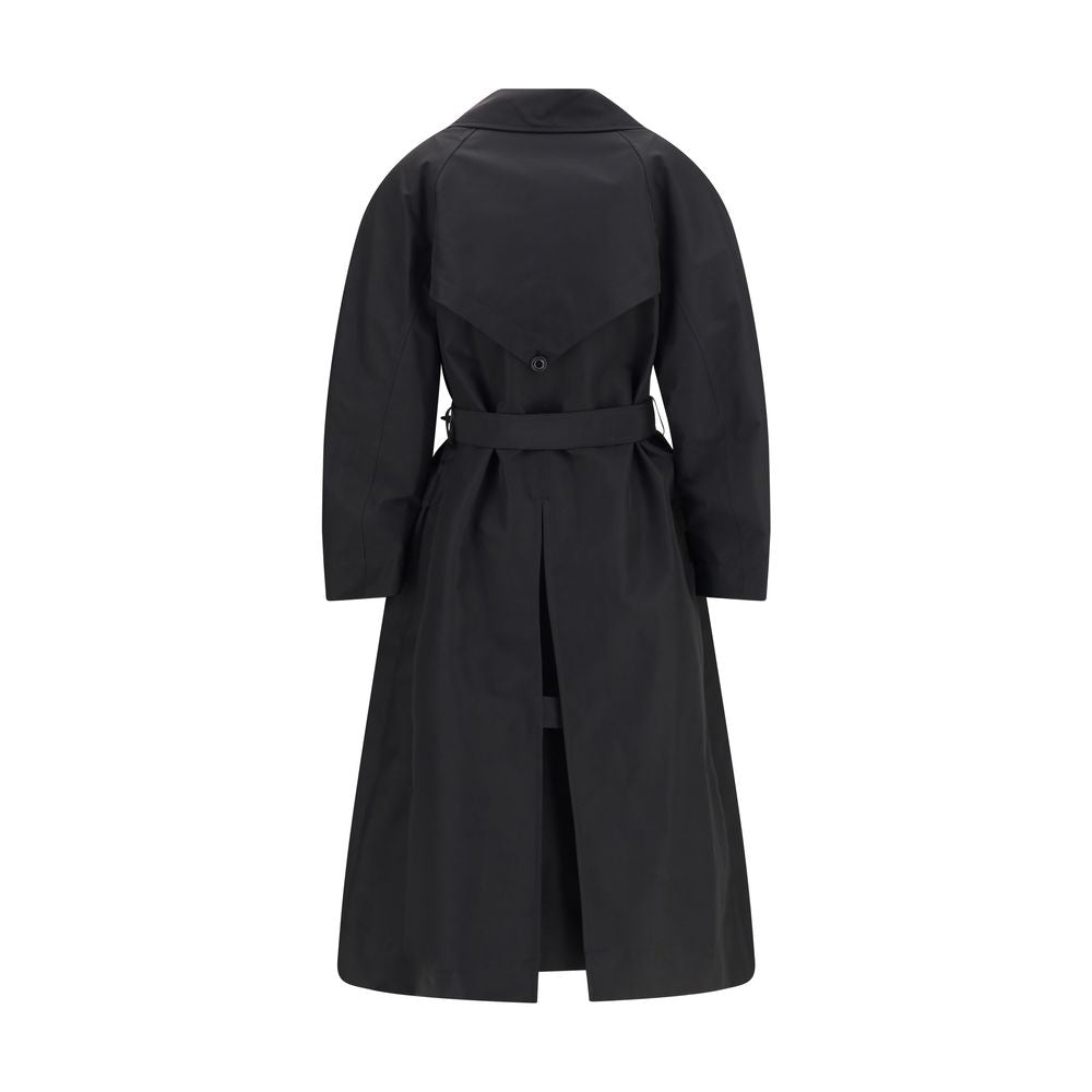 MONCLER x EDWARD ENNINFUL Black Polyester Coat