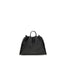 Brunello Cucinelli Black Calf Leather Bos Taurus Shoulder Bag