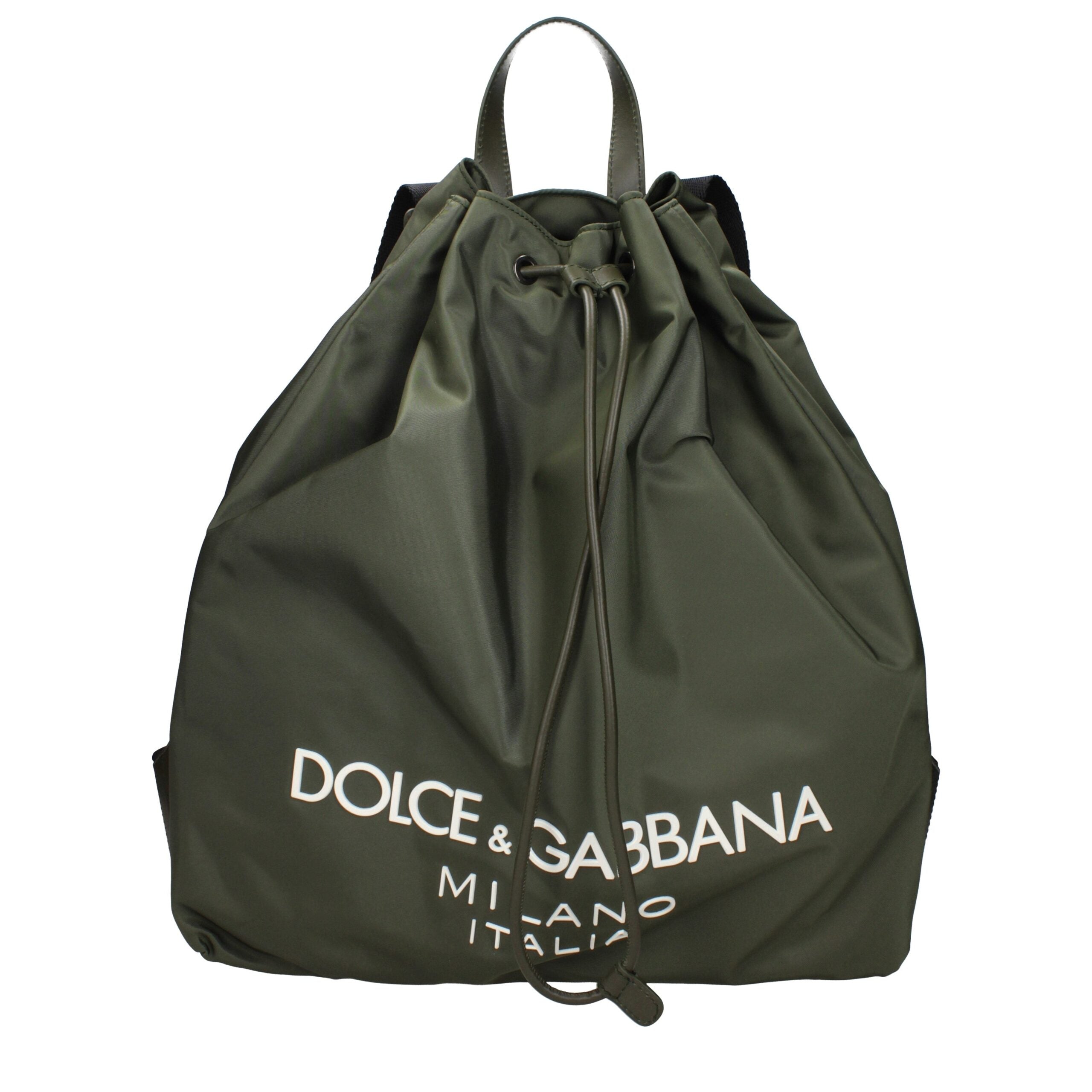 Dolce & Gabbana Green Nylon Backpack Main image