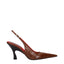 Stella McCartney Brown Leather High Heel Pumps