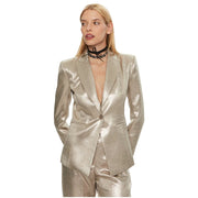 Patrizia Pepe Yellow Polyester Blazer - ACCEXO