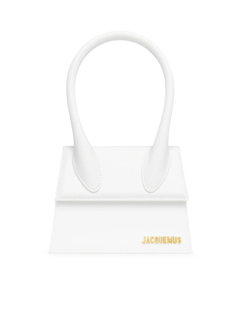 Jacquemus White Le Chiquito Moyen Bag - ACCEXO