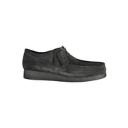 Clarks Black Leather Men Sneaker