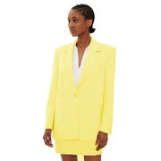 Patrizia Pepe Yellow Polyester Blazer - ACCEXO