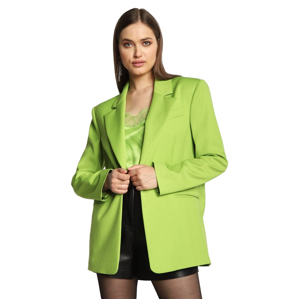 Patrizia Pepe Green Polyester Blazer - ACCEXO