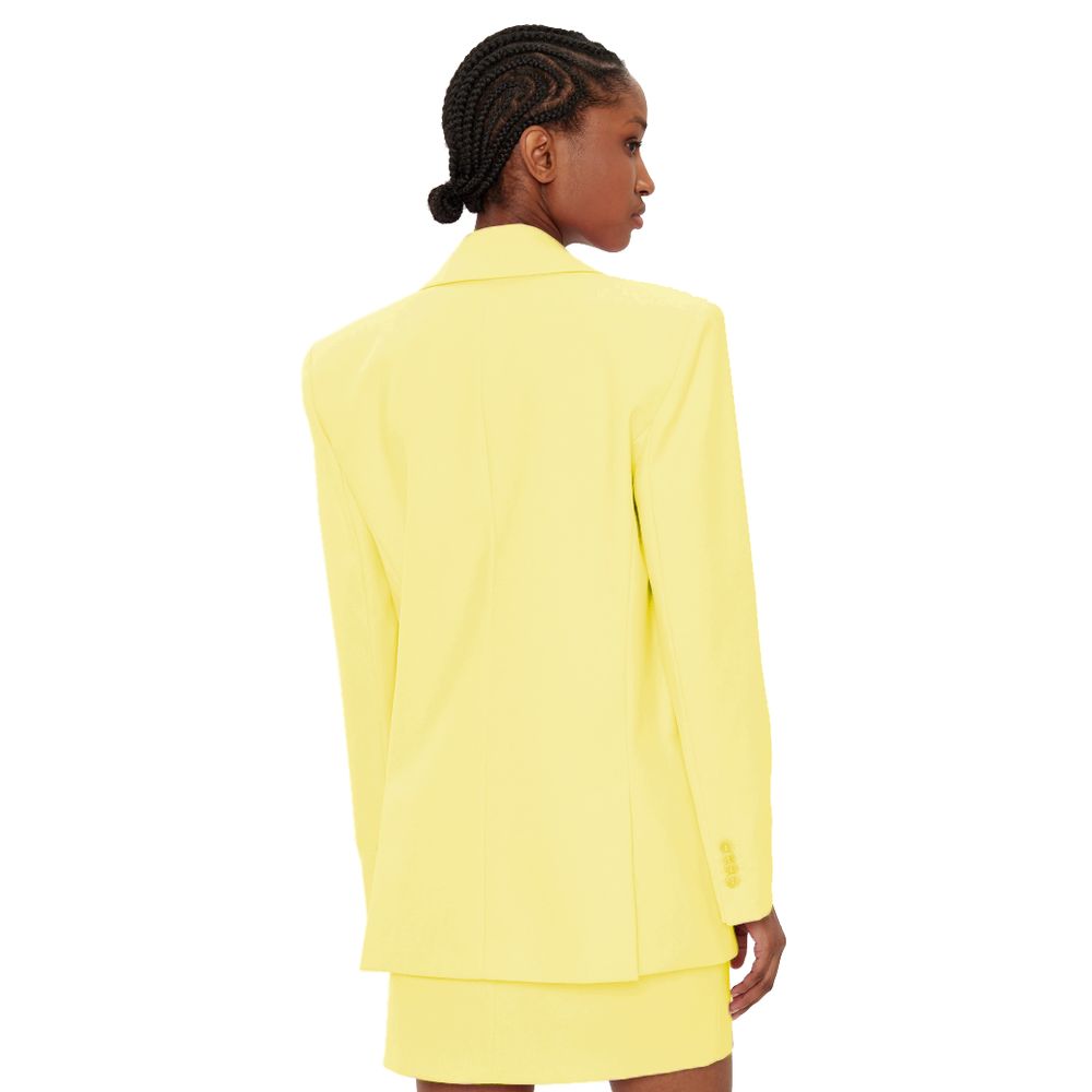 Patrizia Pepe Yellow Polyester Blazer - ACCEXO