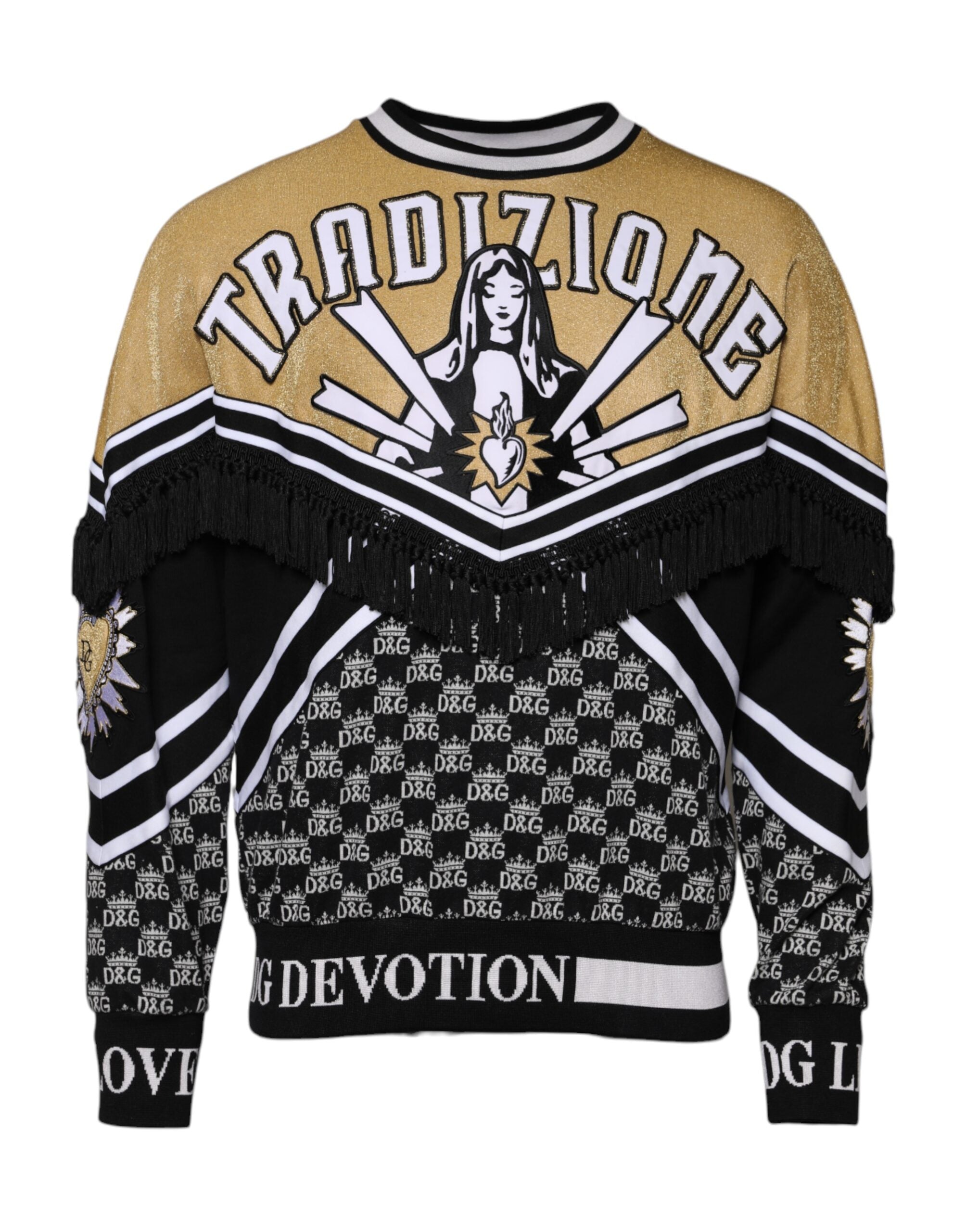 Dolce & Gabbana Multicolor Tradizione E Devotion Sweatshirt Sweater for Men