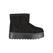 Laura Biagiotti Black Polyester Women Boot