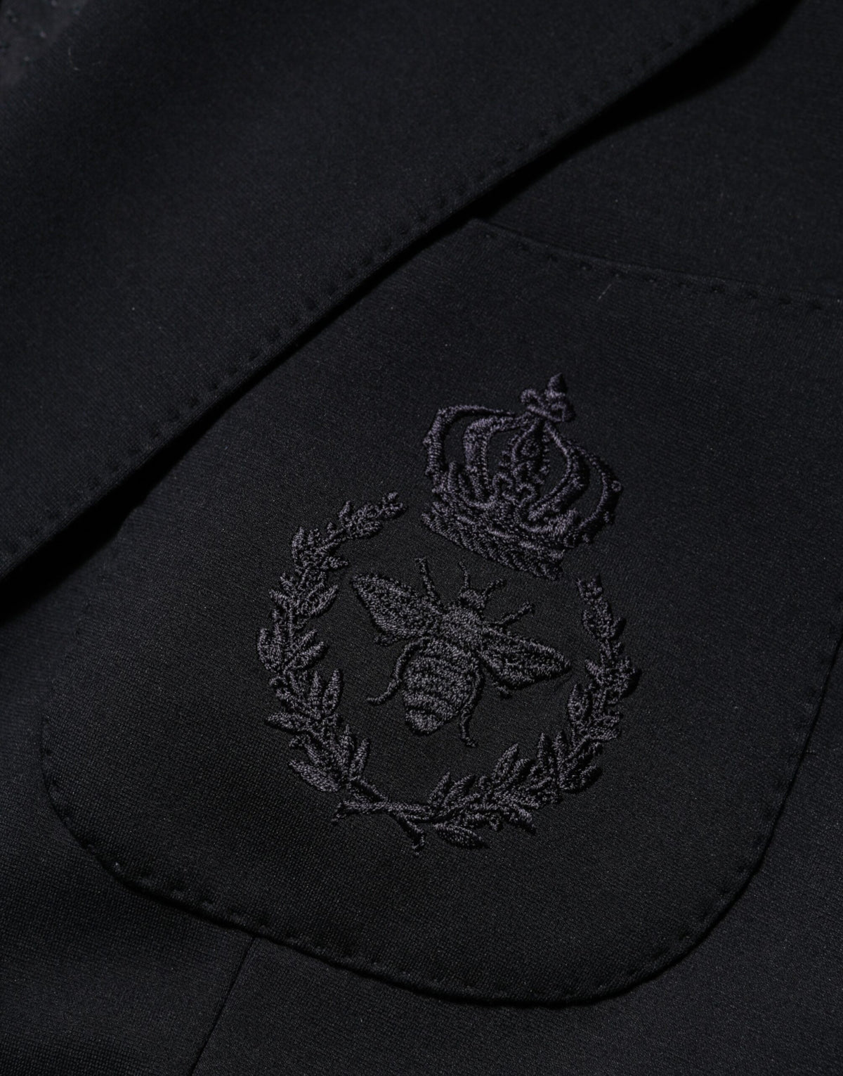 Dolce & Gabbana Dark Blue Viscose 2 Buttons Suit Jacket Blazer