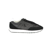 Calvin Klein Black Leather Women Sneaker
