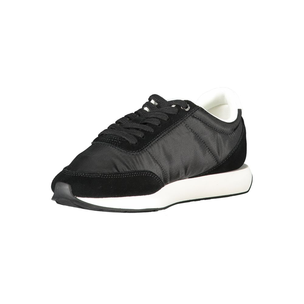Calvin Klein Black Leather Women Sneaker