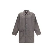 Thom Browne Brown Polyester Trench Coat
