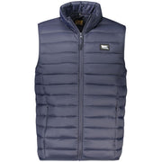 Cavalli Class Blue Polyester Men Jacket
