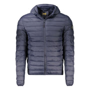 Cavalli Class Blue Polyester Men Jacket
