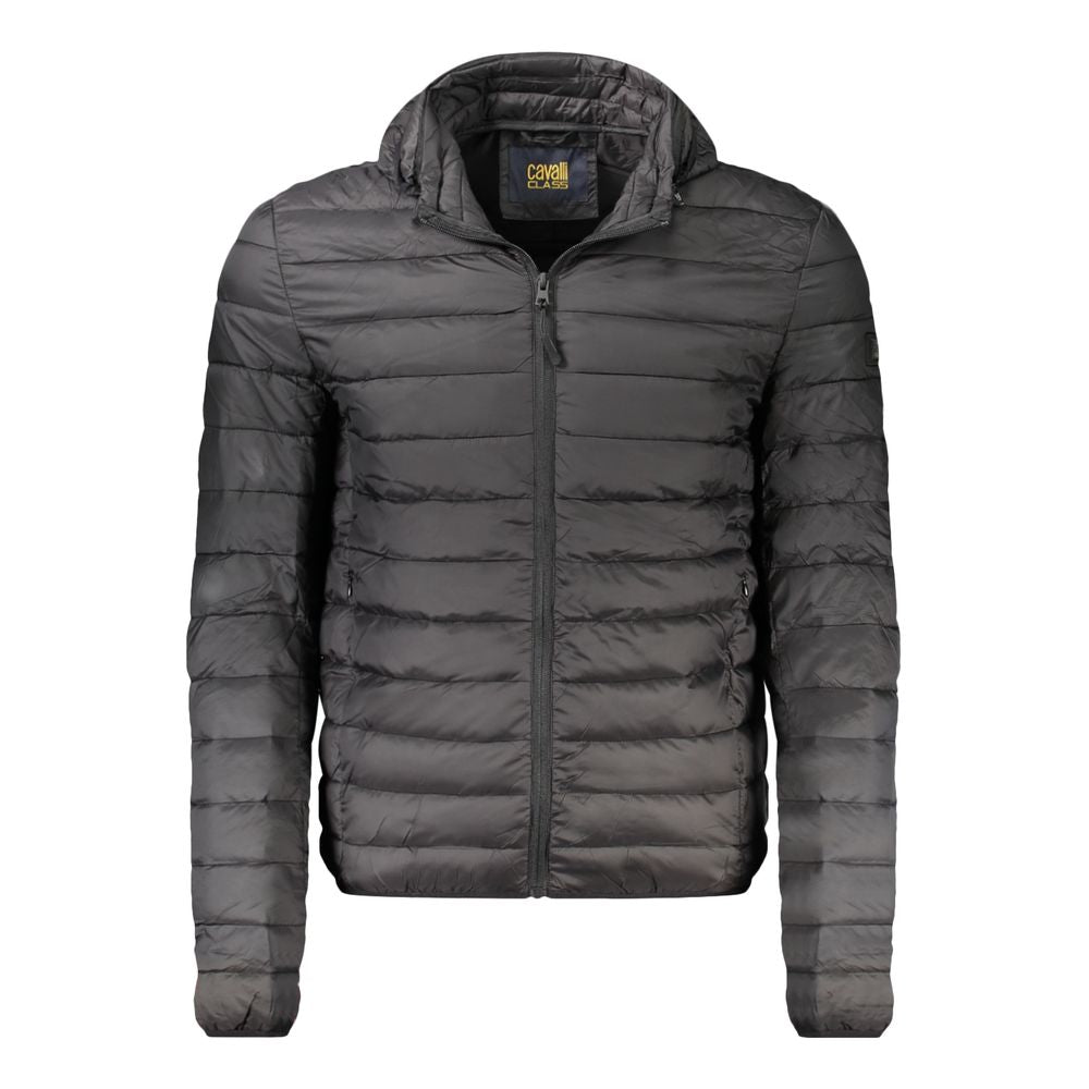 Cavalli Class Black Polyester Men's Jacket Main image