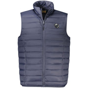 Cavalli Class Blue Polyester Men Jacket on a white background