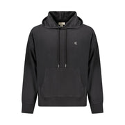 Calvin Klein Black Cotton Men Sweatshirt