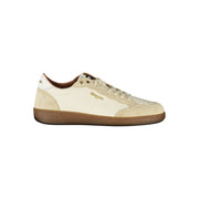 Blauer White Leather Men Sneaker