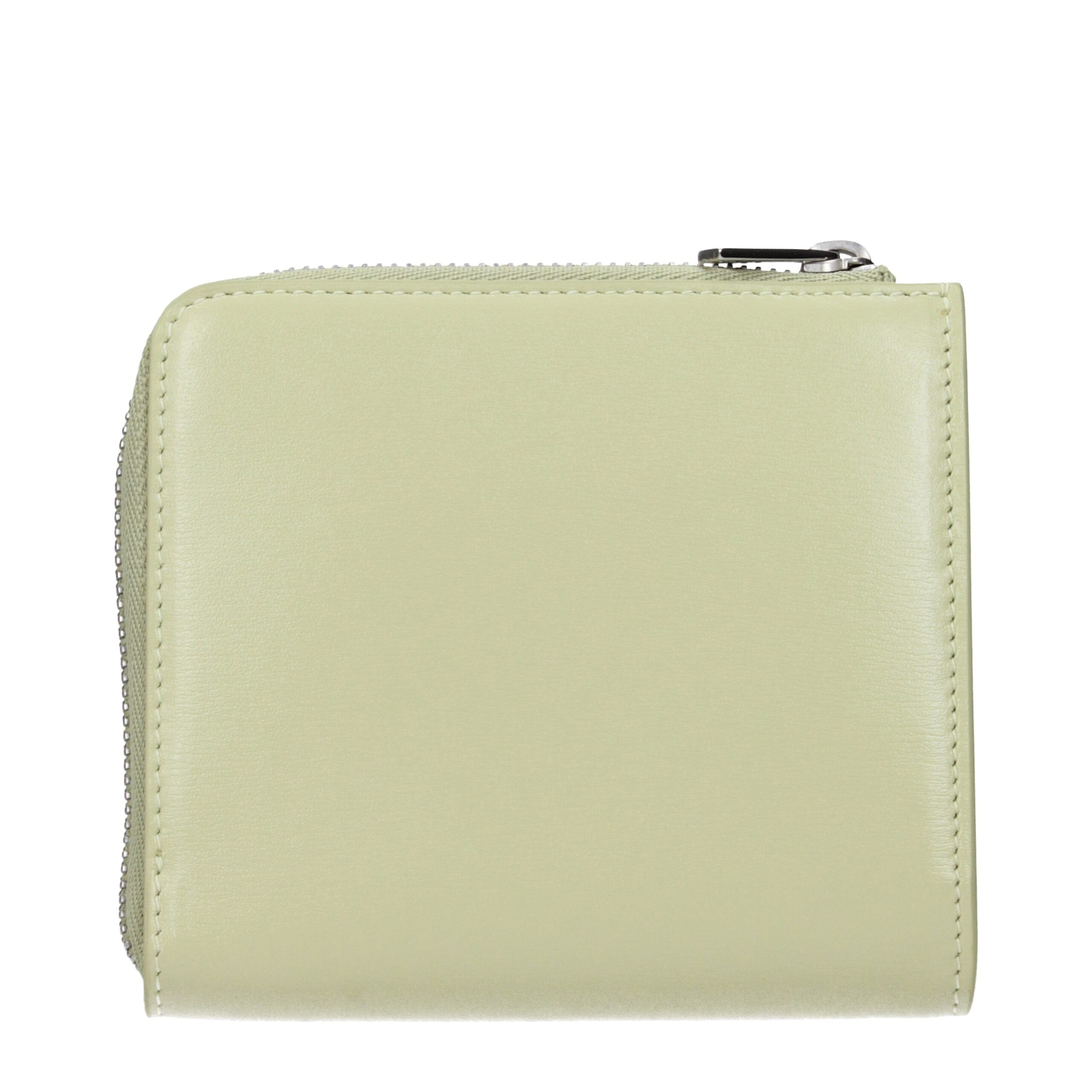 Jil Sander Green Leather Wallets