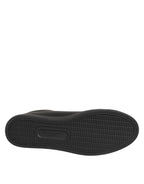 Dolce & Gabbana Black Leather Crystal Heart Sneakers  Shoes - ACCEXO