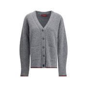 Gucci Ribbed Knit Wool Cardigan