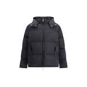 Off-White Hooded Diagonal Arrow Down Jacket